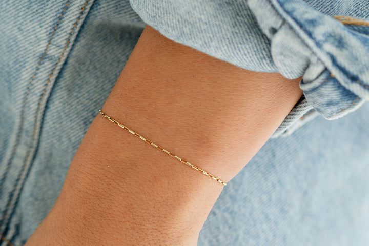 Permanent Gold Chain Bracelet